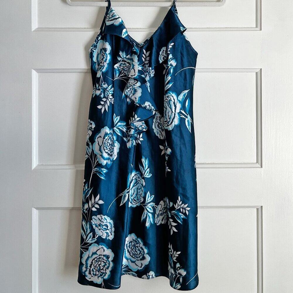 Morgan Taylor Intimates Floral Slip Chemise Dress